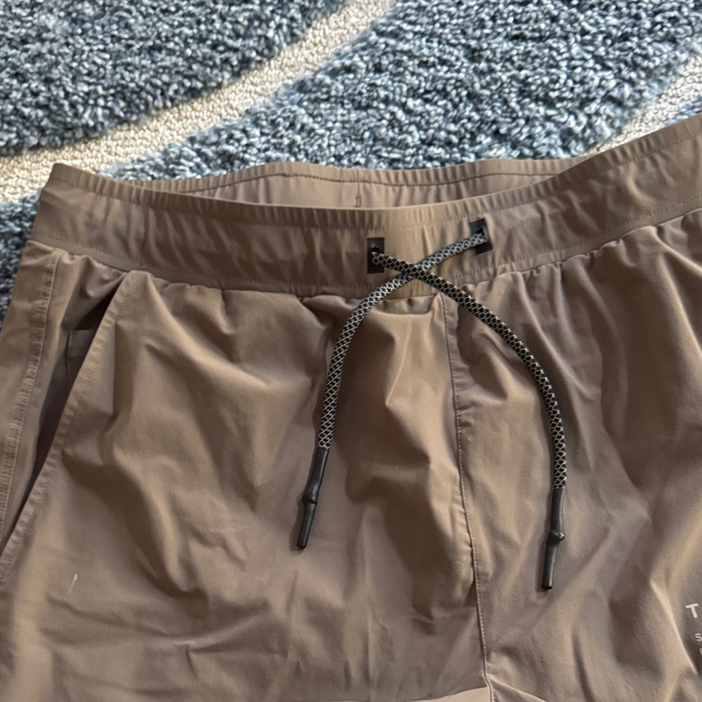 NWOT.. Three Nails Men's Tan Athletic Joggers - Picture 4 of 6
